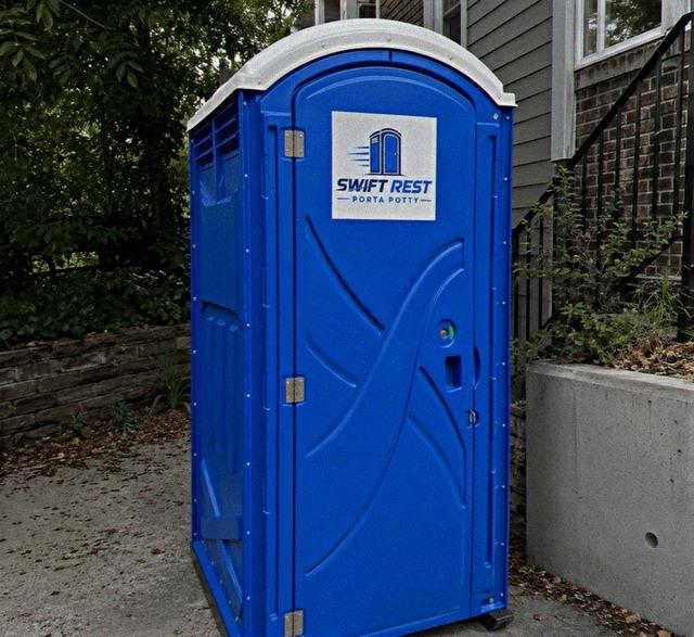 Standard portable toilet rental unit